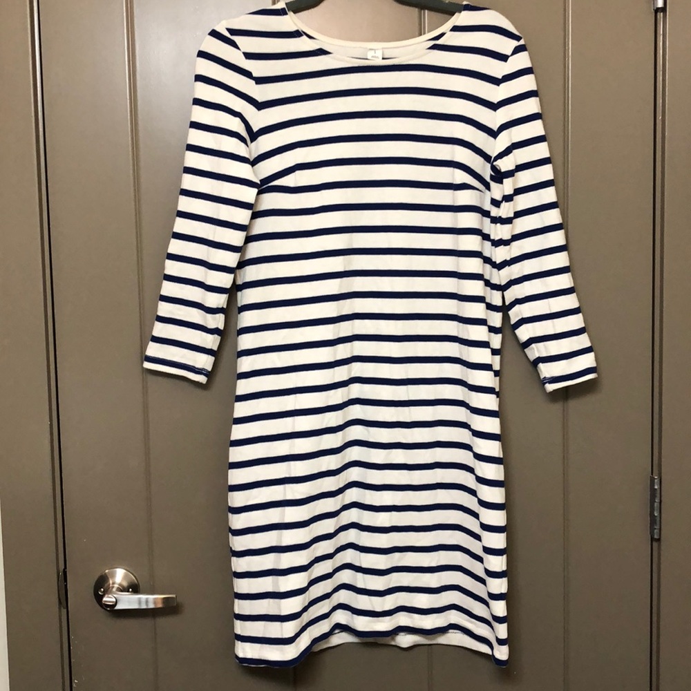 Blue stripped dress